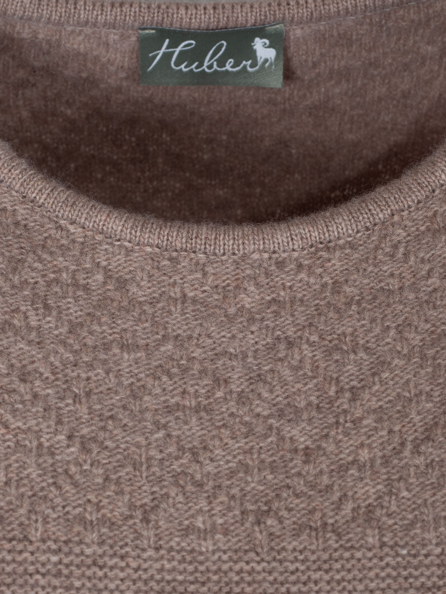 Huber Strickpullunder Nini, berber, Rüschenärmel #4