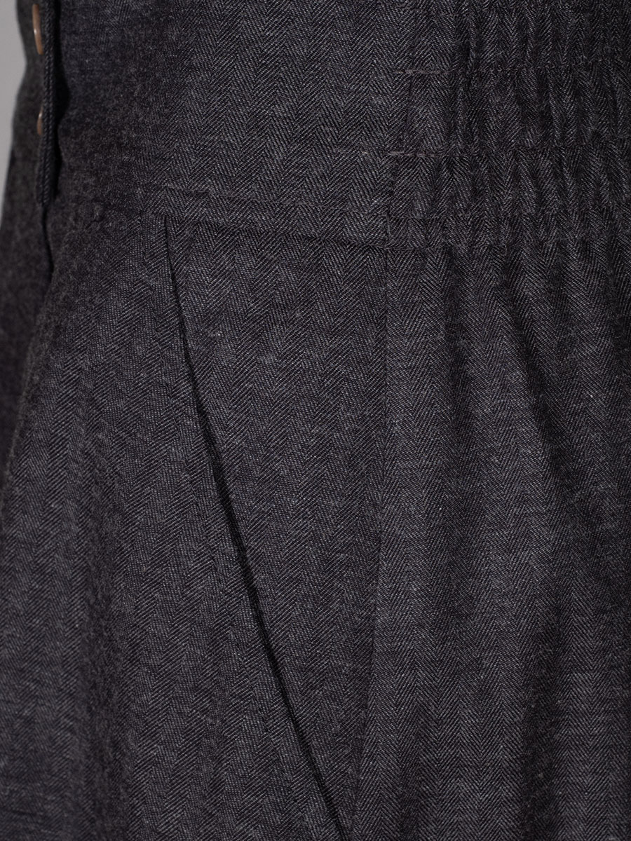 Feli und Hans Damenrock Rada, anthrazit, Fischgrat #4