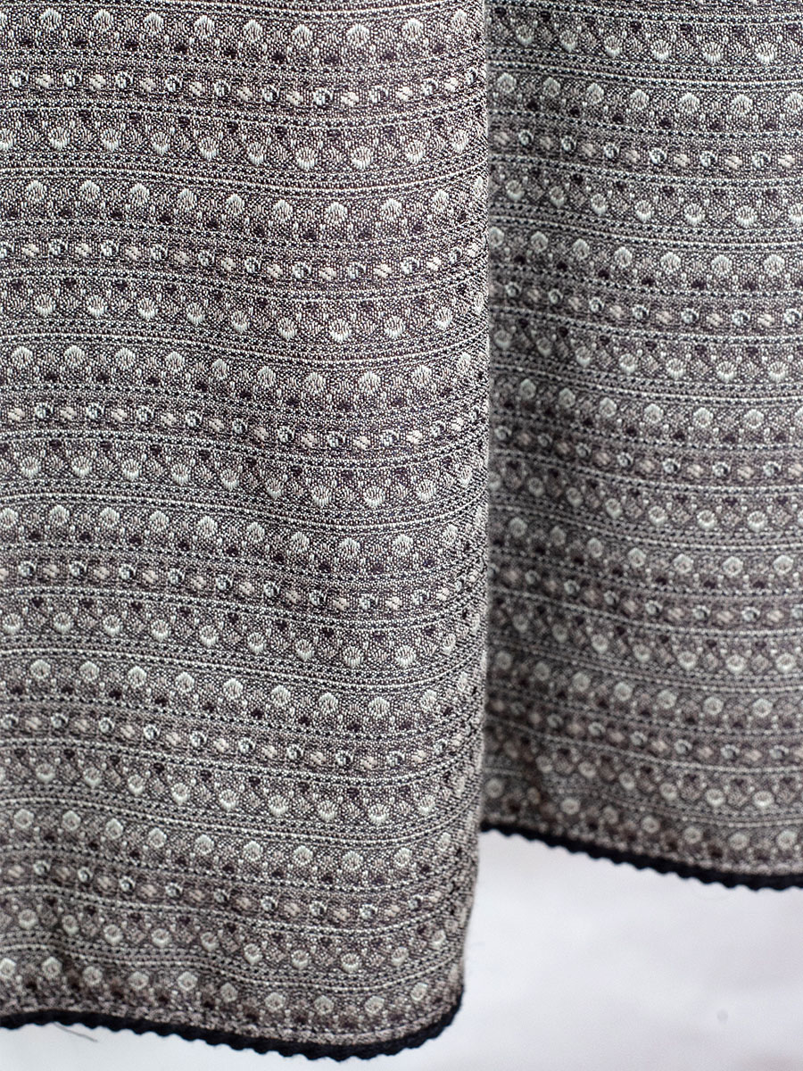 Anno Domini Faltenrock Ziska, anthrazit, gemustert. elegant #5