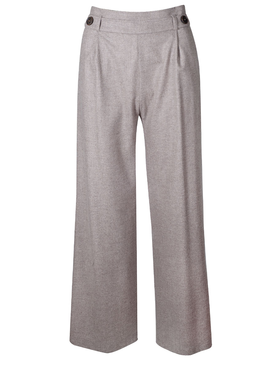 Feli und Hans Damenhose Hildine, Schurwolle, wüstensand #1