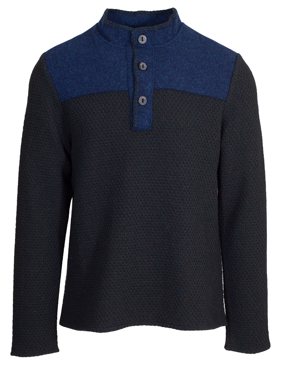 Boos Strickpullover, tanne-blau #1