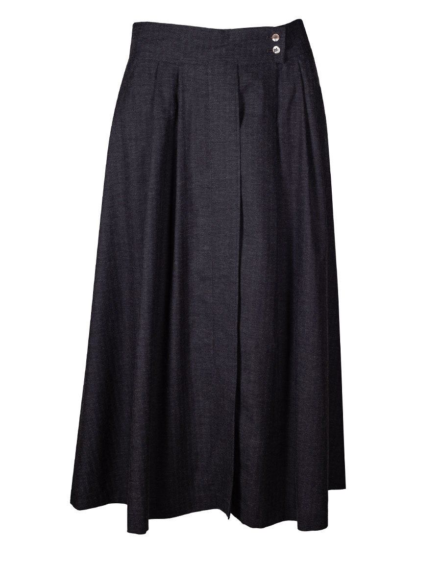 Feli und Hans Damenrock Rada, anthrazit, Fischgrat #1