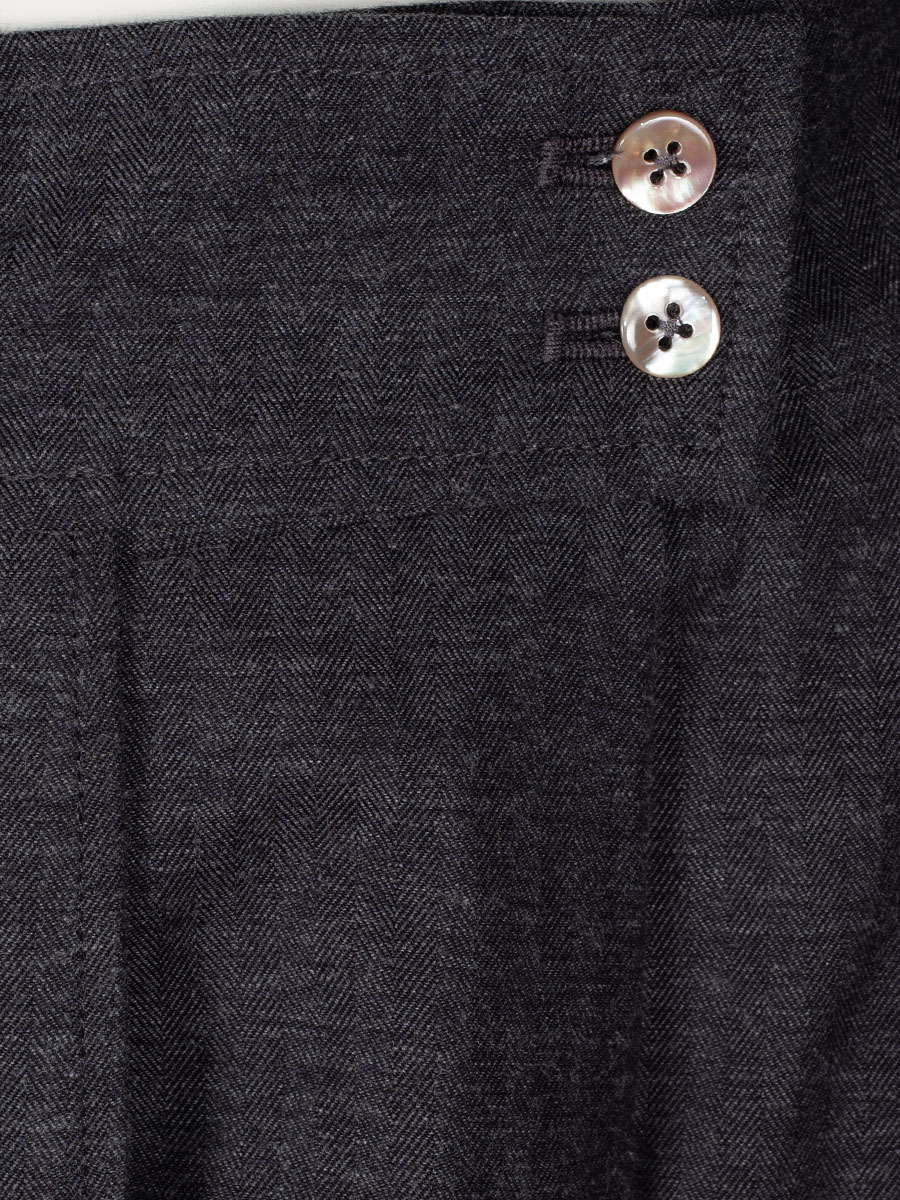 Feli und Hans Damenrock Rada, anthrazit, Fischgrat #2