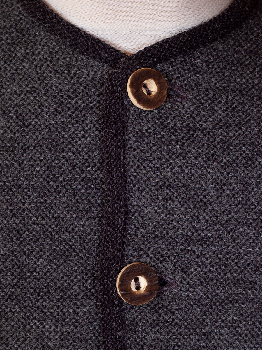 Hammerschmid Wals Strickjacke, Jungen, dunkelgrau #2