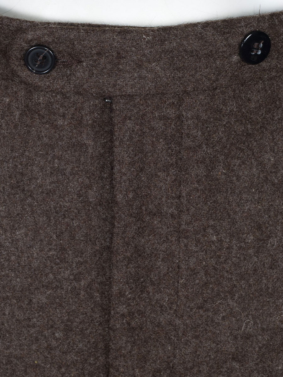 Kultkluft Lodenhose Loisl, braun, Stichelhaar #5