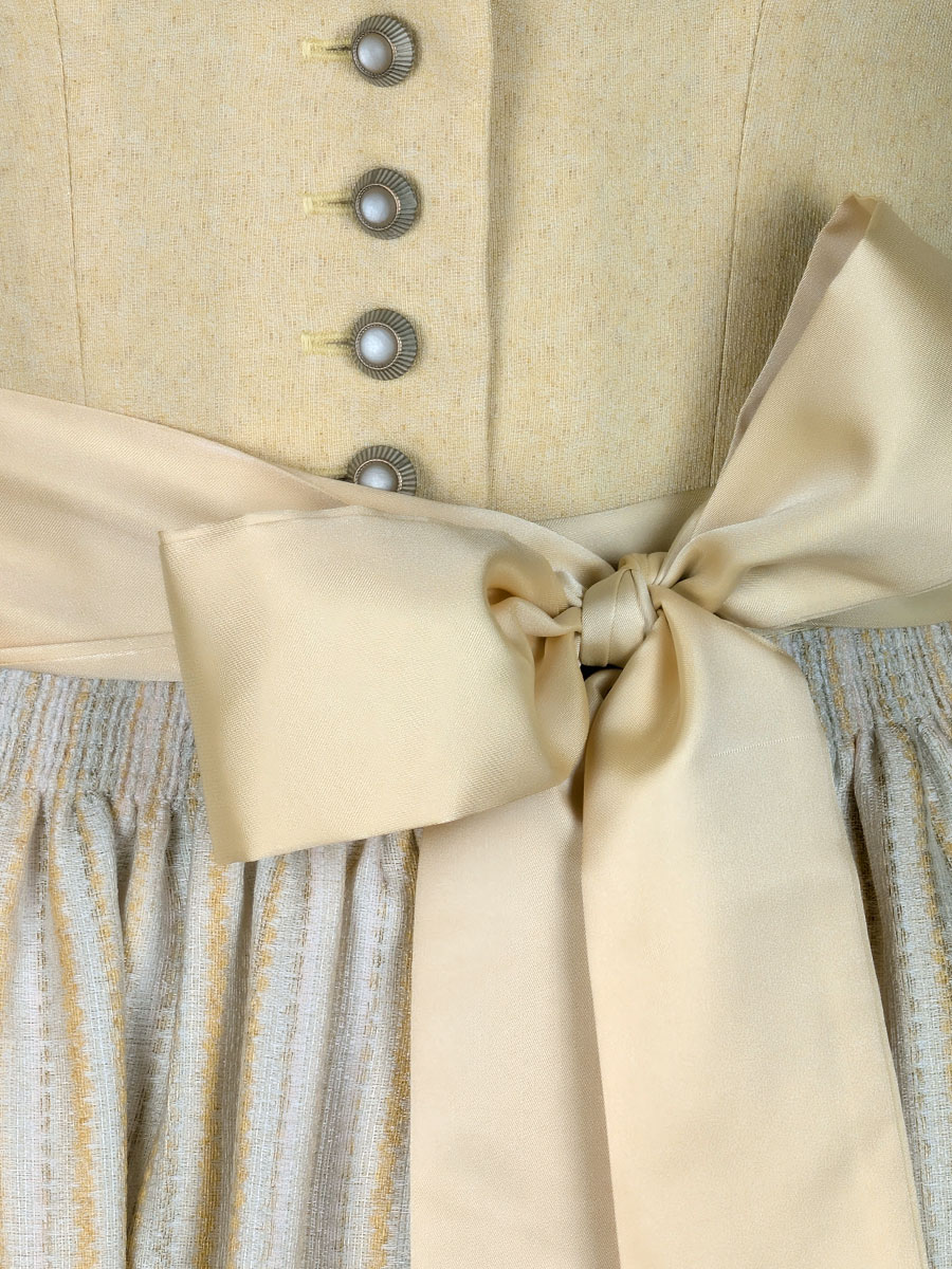 Hammerschmid Dirndl Pillersee, gelb gemustert, 80lg #4