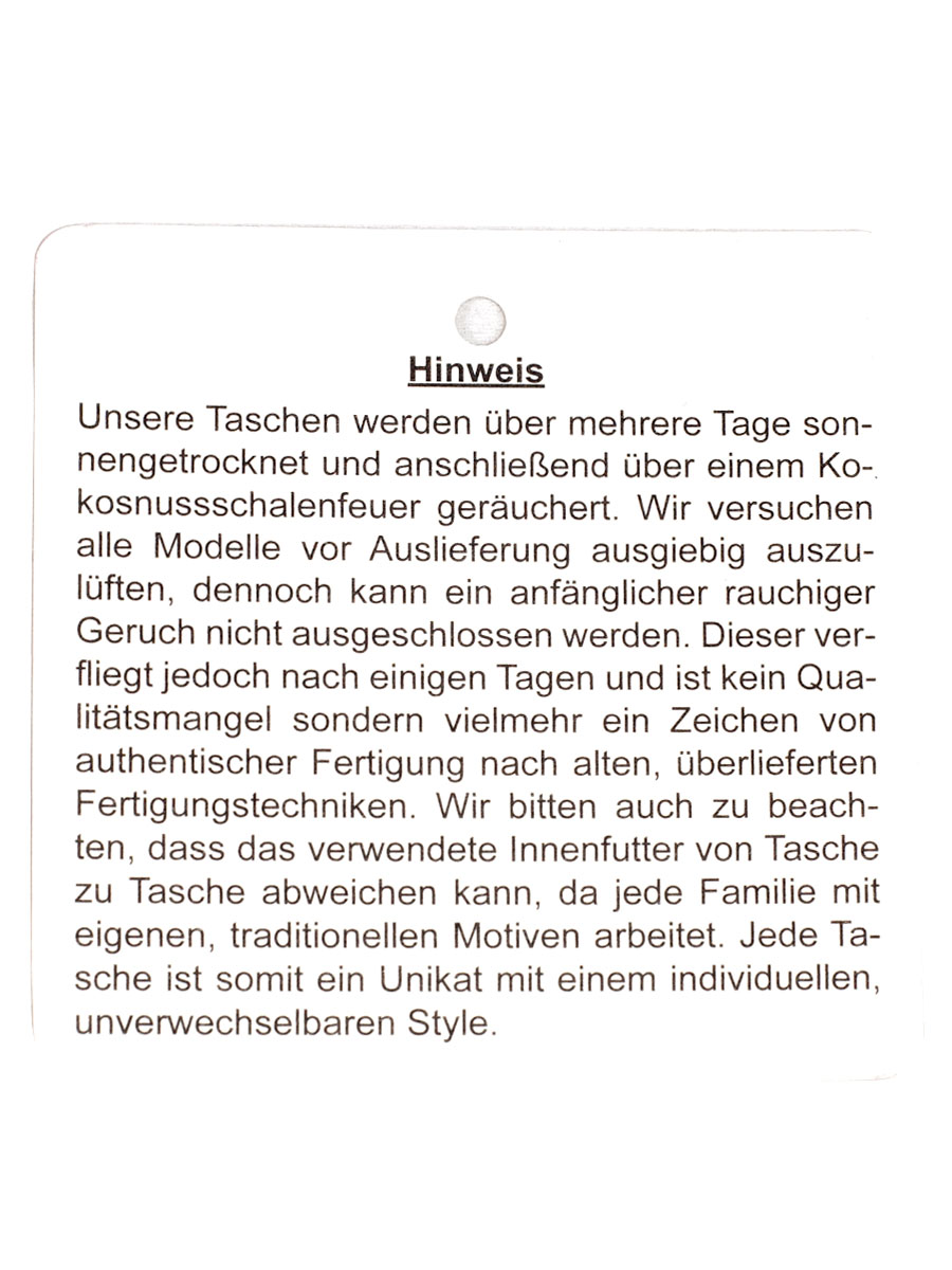 Cassandra Atatasche, Gras, braun, handgearbeitet, mit Lederriemen, rechteckig #7