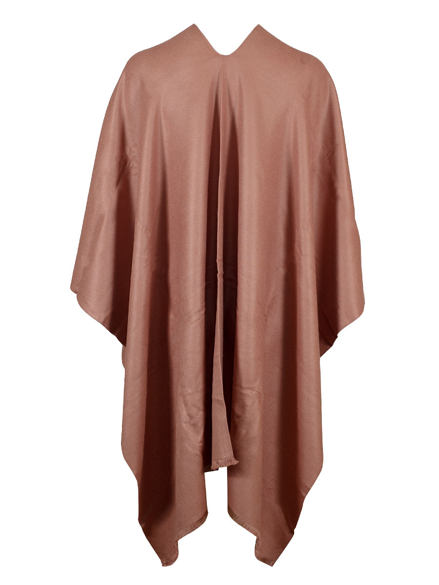 Reisecker Seiden-Poncho camel #2