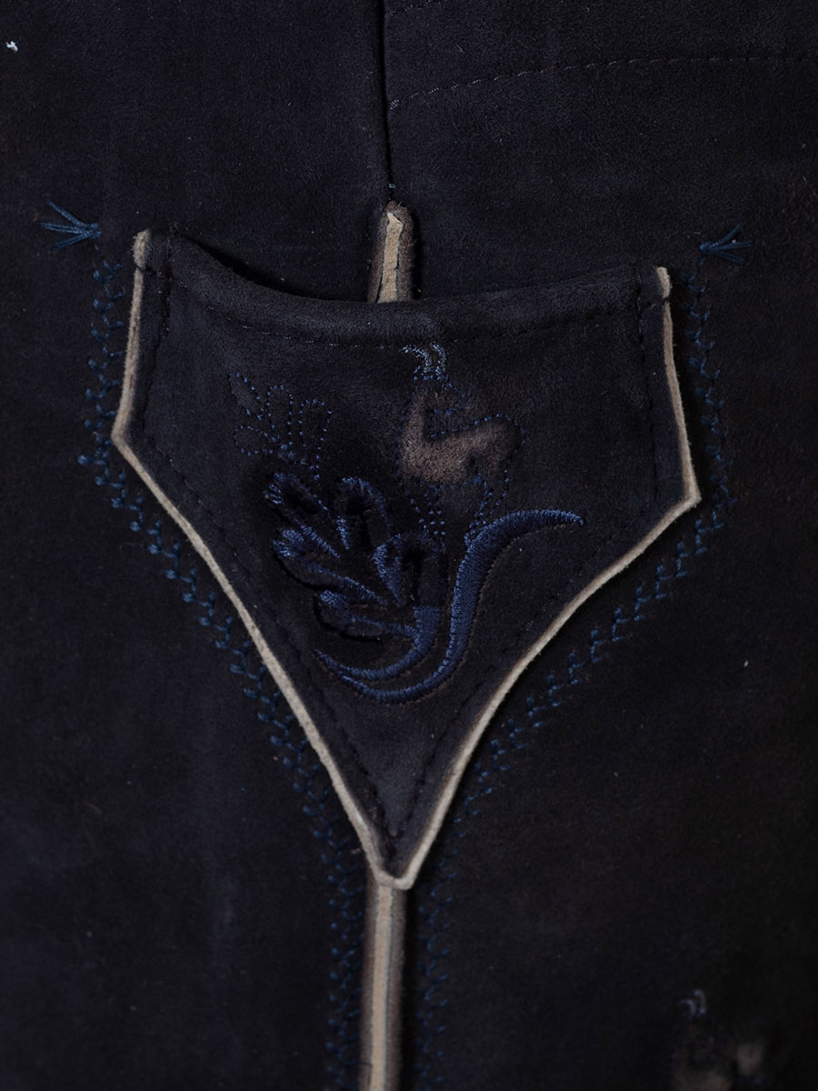 Kurze Lederhose Hochkönig, Wildbock, basalt #6