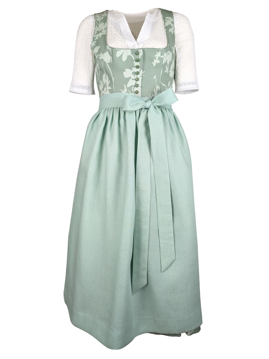 Waldorff Dirndl Calendula, grün, 80lg #1