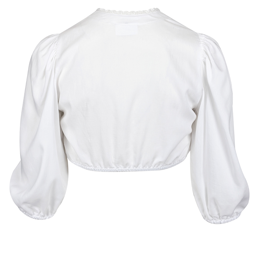 Waldorff Dirndlbluse Viola, ecrue, leichter Puffarm #3