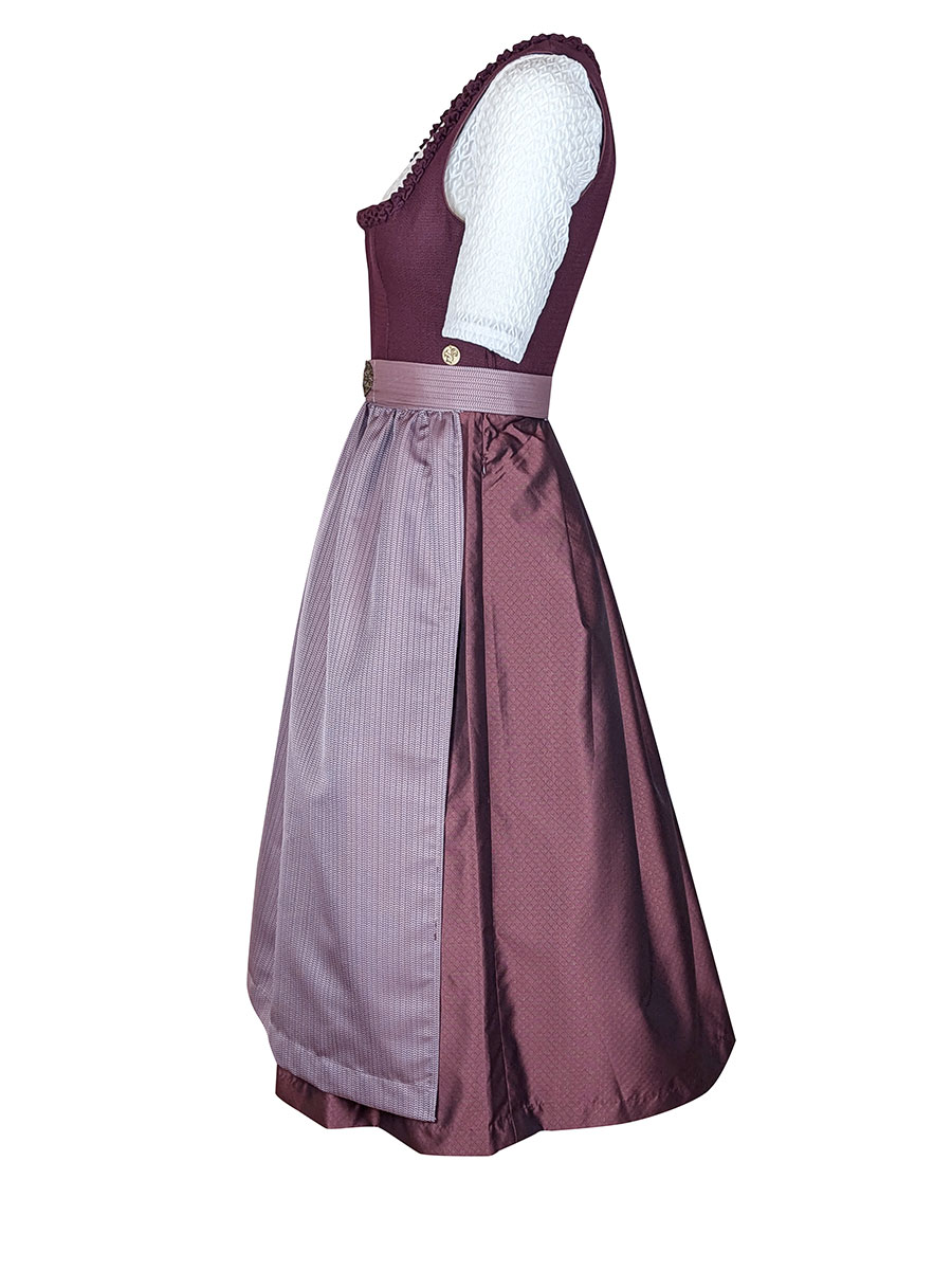 MarJo Dirndl Büchenbach, bordeaux, festlich, 70lg #3