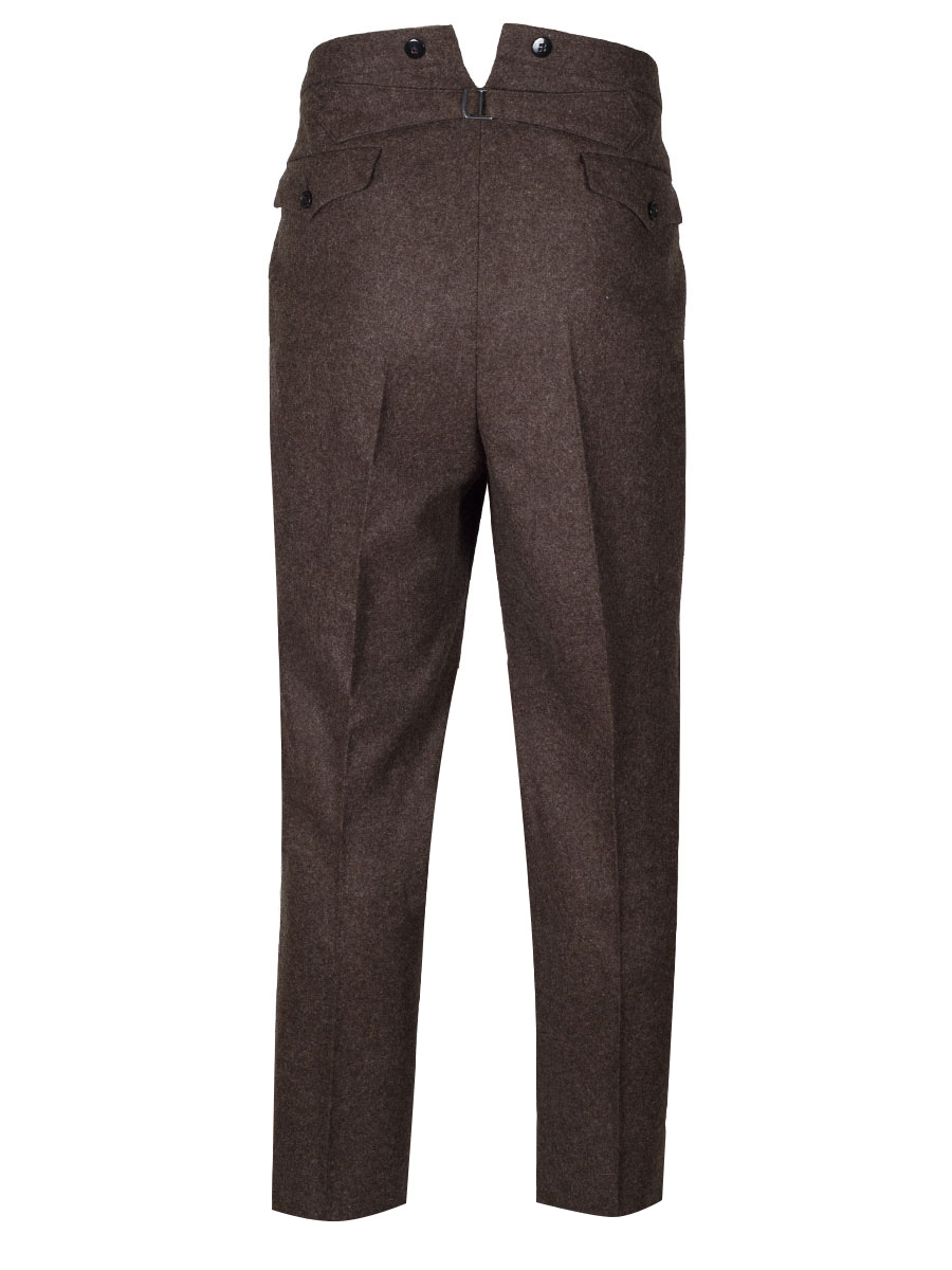 Kultkluft Lodenhose Loisl, braun, Stichelhaar #3