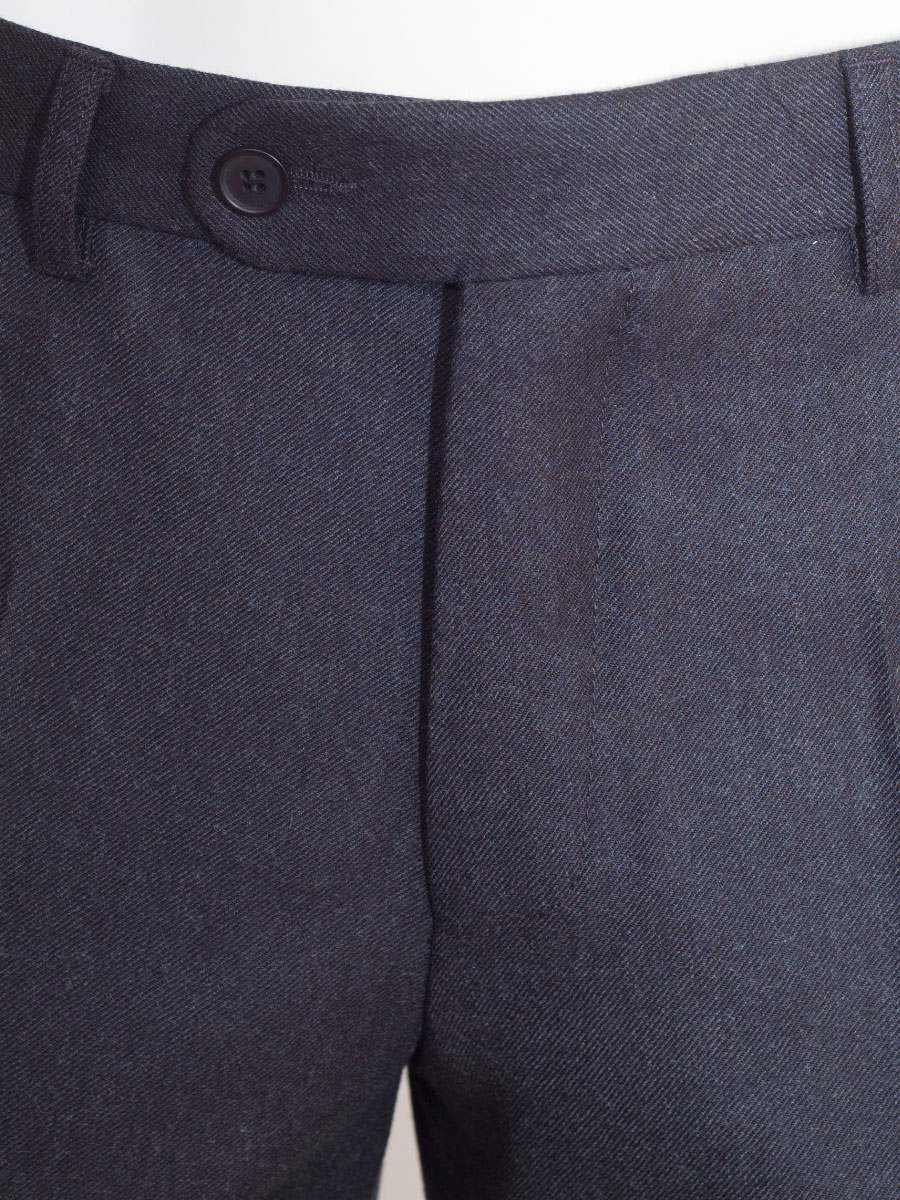 Schloß Orth Flanellhose Perg anthrazit #4