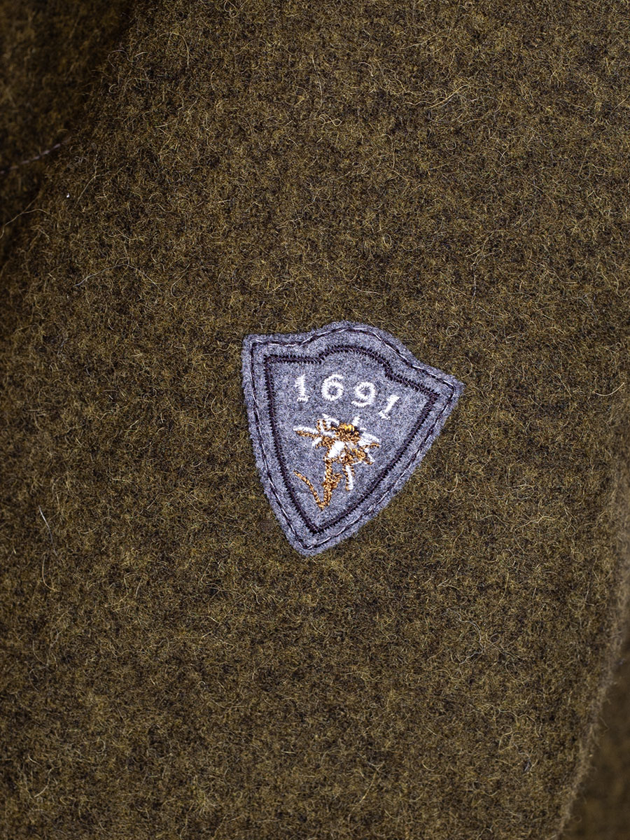 Schloß Orth Kurzmantel Frauke, oliv, Flauschloden #8