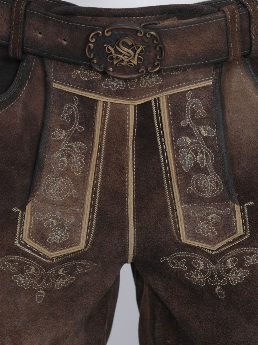 Spieth & Wensky Werner Lederbundhose, Wildbock, antik Leder #5