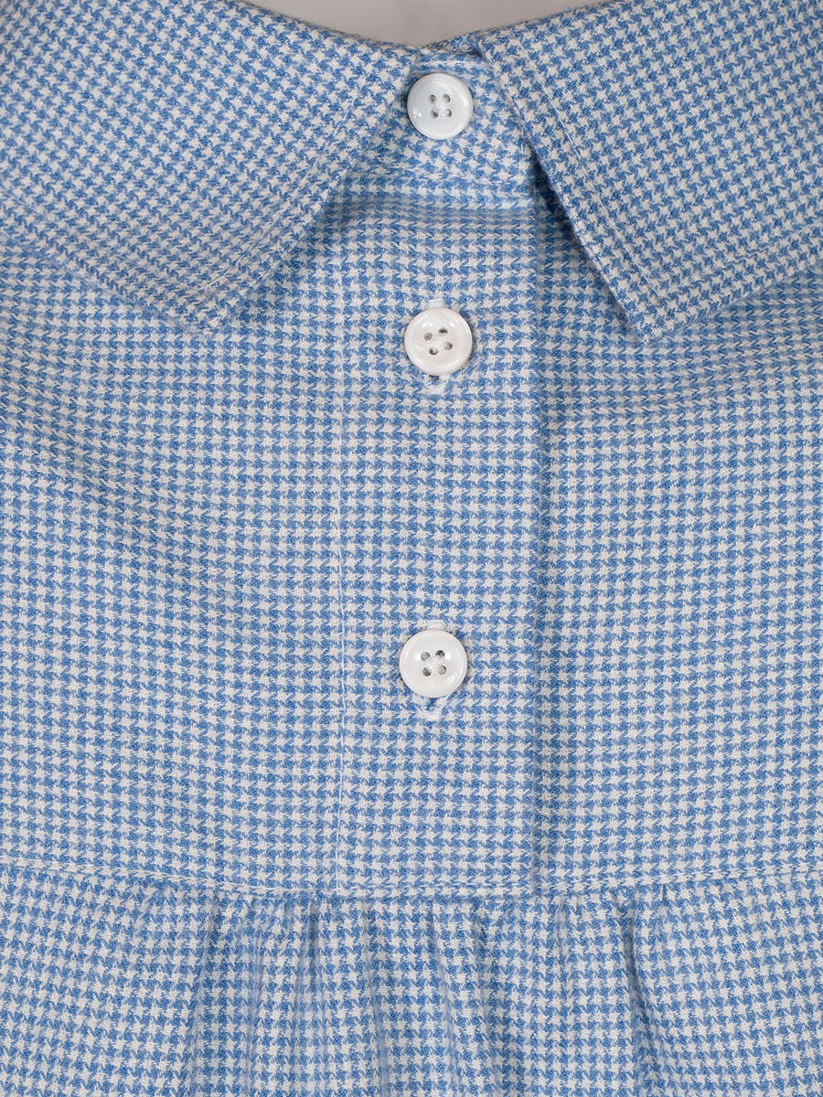Wallmann Flanellbluse Damen,hellblau, kariert, Langarm #4