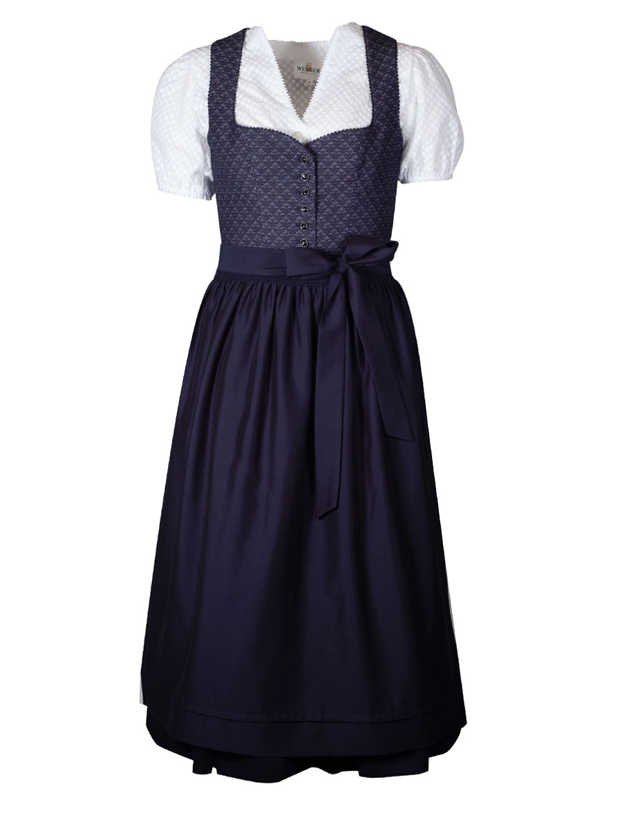 Wenger Dirndl Romy, blau, 80lg #1