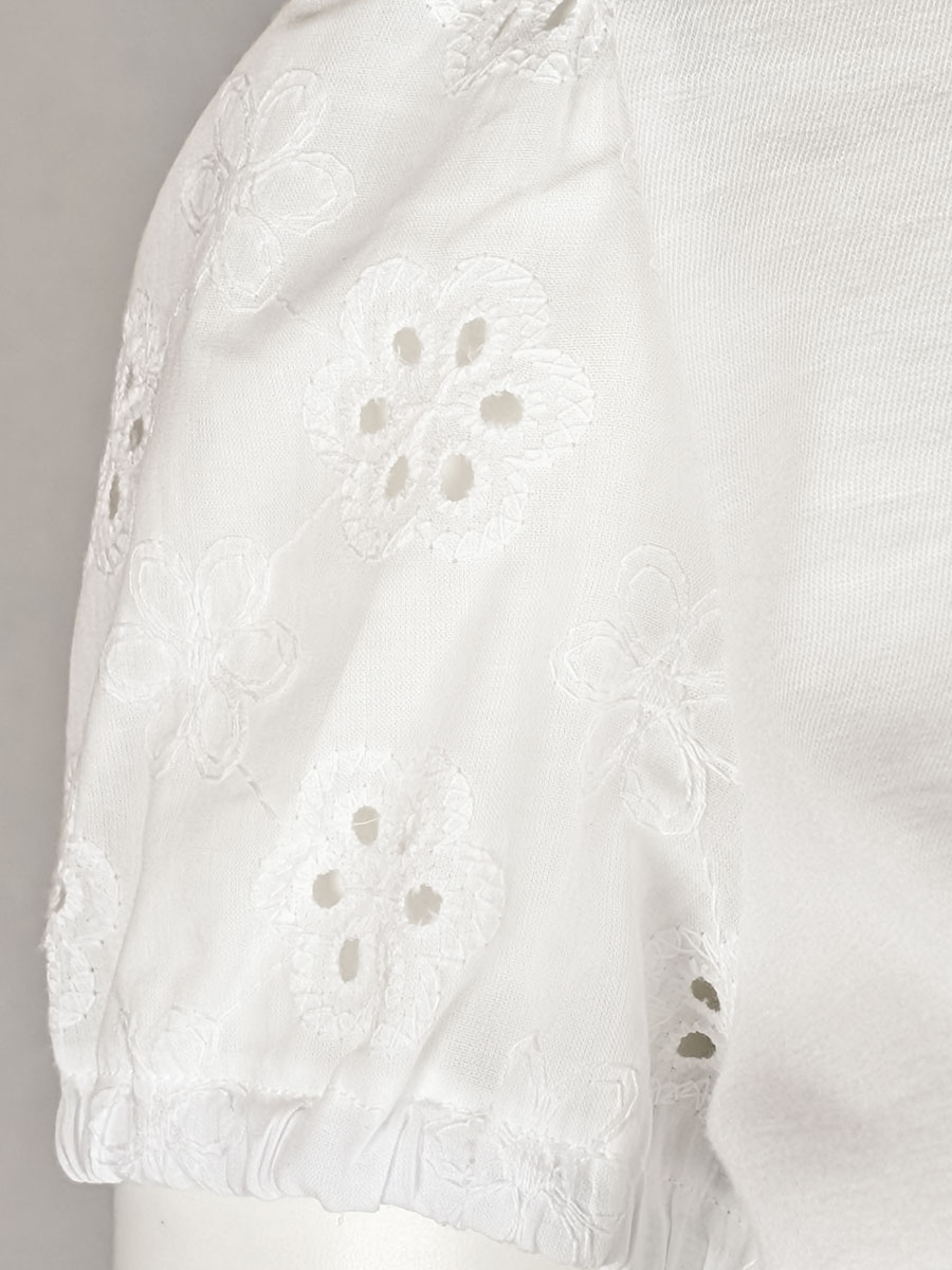 Hammerschmid Shirt Yvette, weiß, Puffärmel #3