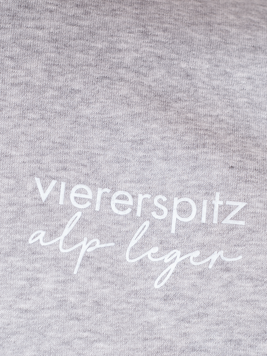 Viererspitz Cambi Sweater unisex, Flanell hellgrau, Biobaumwolle #5
