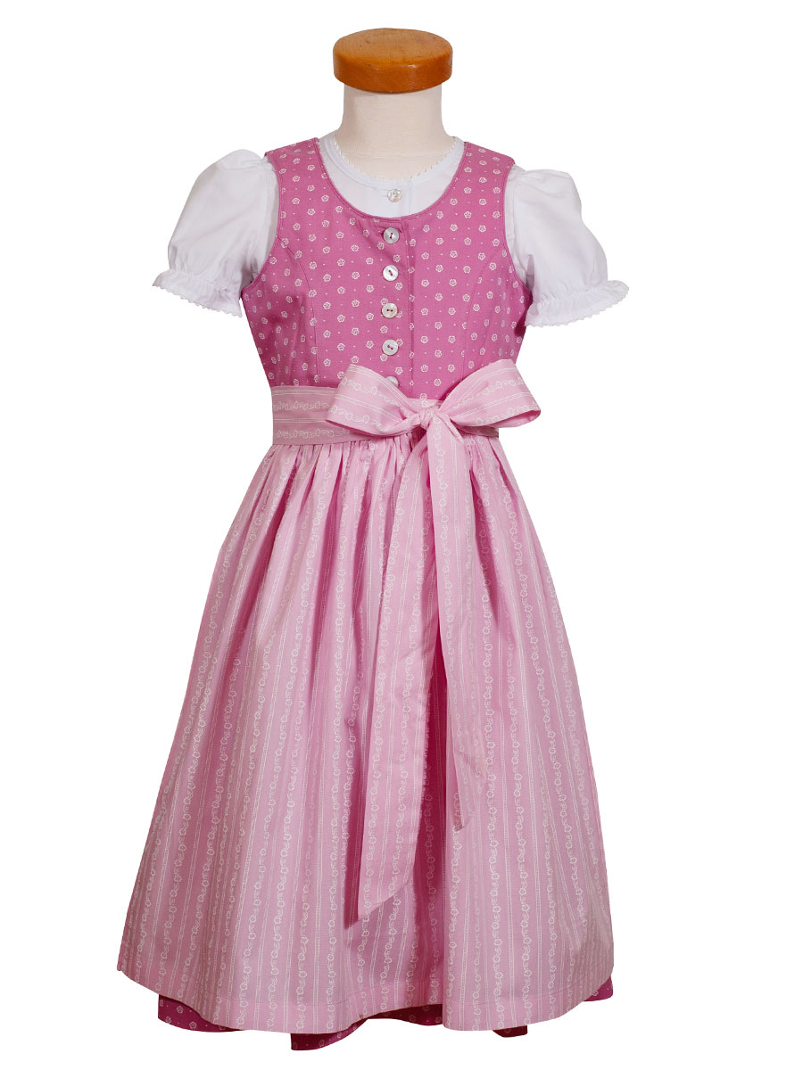 Hammerschmid Wallersee Kinder-Dirndl, rosa, mit Bluse #1