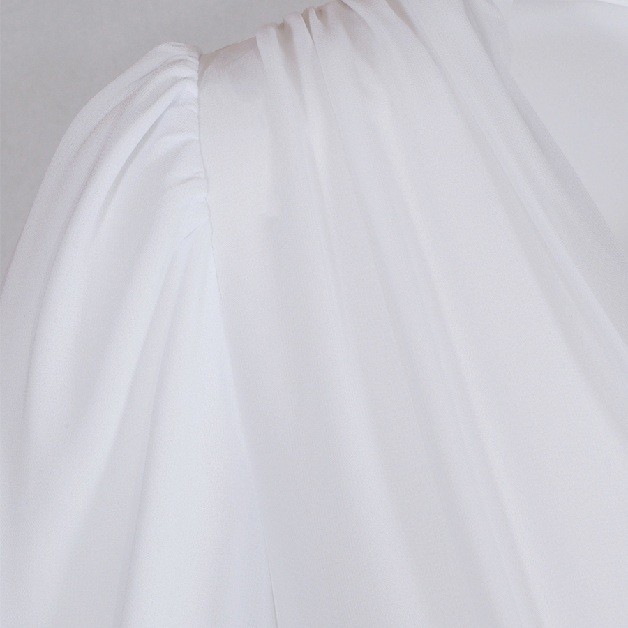 Waldorff Dirndlbluse Maxima weiß, luftig, lange offene Arme, Hochzeit #5