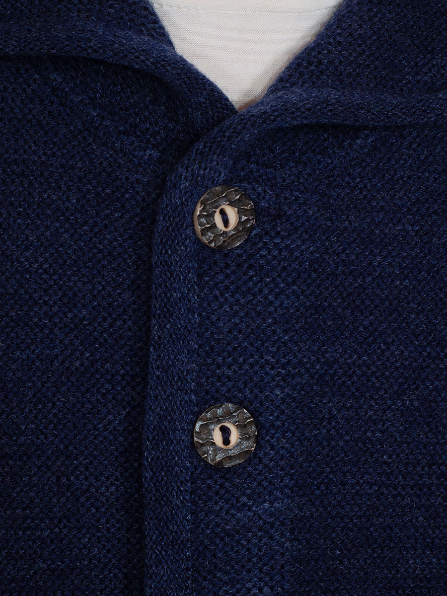 Hammerschmid Krün Strickjacke mit Kapuze, Jungen, marineblau #3