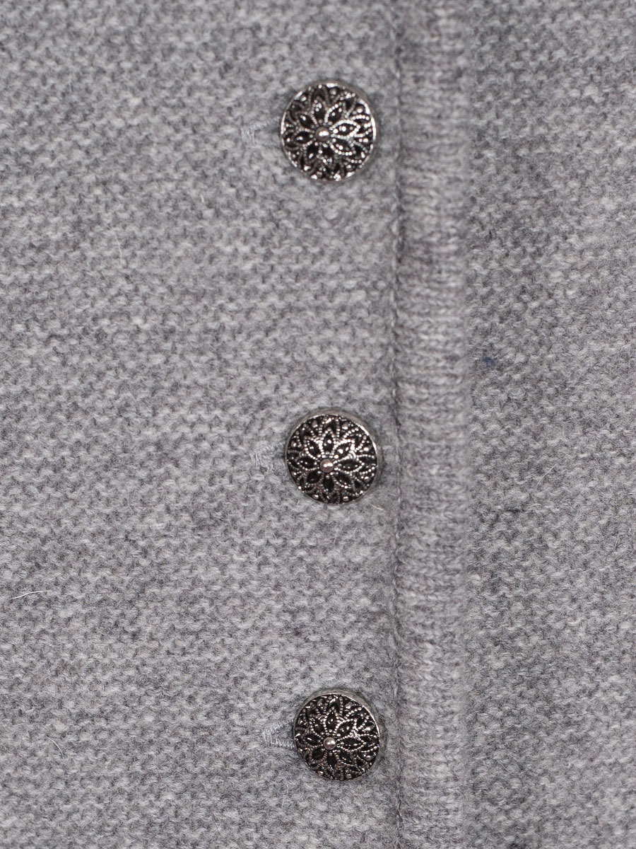 Huber Strickjacke Kana, grau, kurz #4
