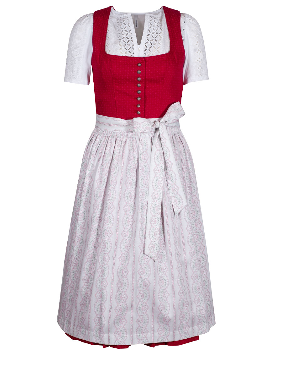 Wenger Ulla Baumwolldirndl, kirschrot, 70cm Wenger Ulla Baumwolldirndl, kirschrot, 70cm #1