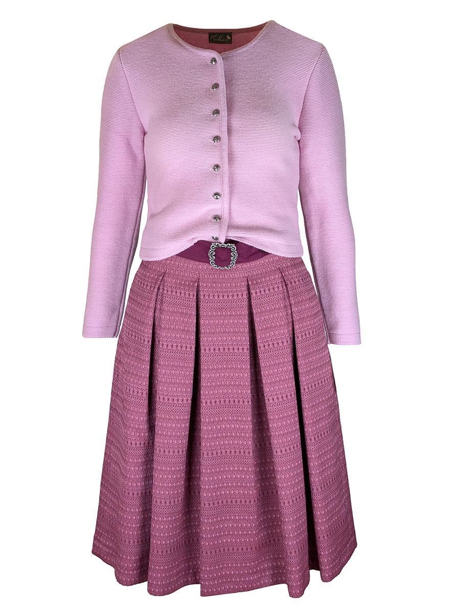 Huber Strickjacke Kana, rosé, kurz #5