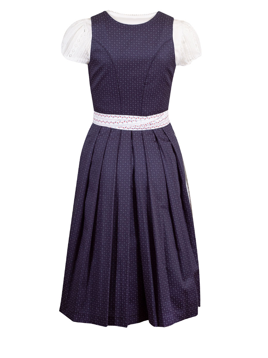 Wenger Ulla Baumwolldirndl, marine, 70cm #3