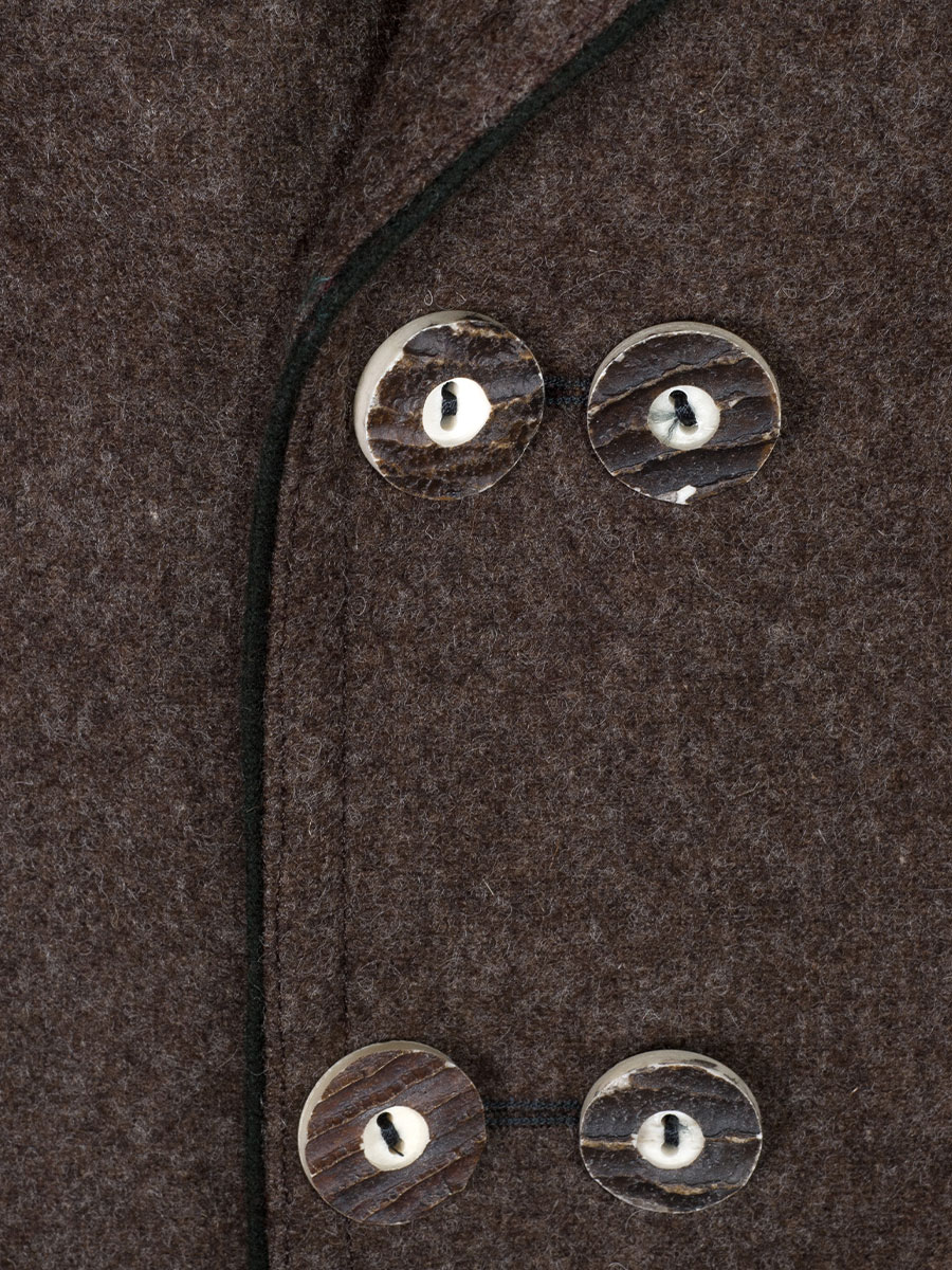 Kultkluft Reversjoppe Kreuzeck mit Strickarm, braun #5