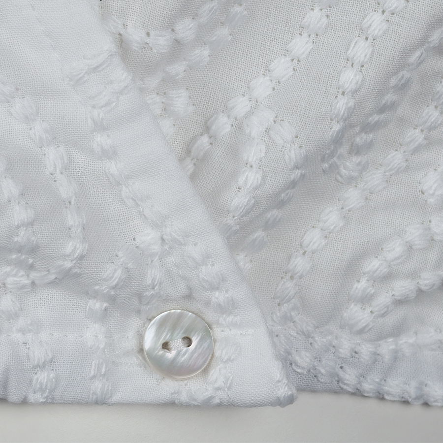 Waldorff Dirndlbluse Felia, weiß, Flügelarme #4