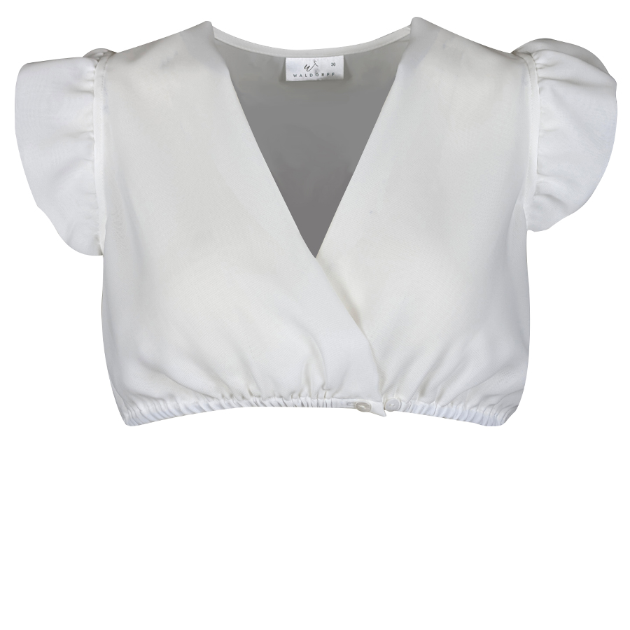 Waldorff Dirndlbluse Fiorella, creme, Flügelarme #1