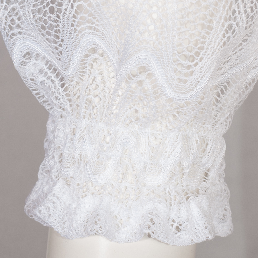 Waldorff Dirndlbluse Spitze, Langarm, Puffarm #4