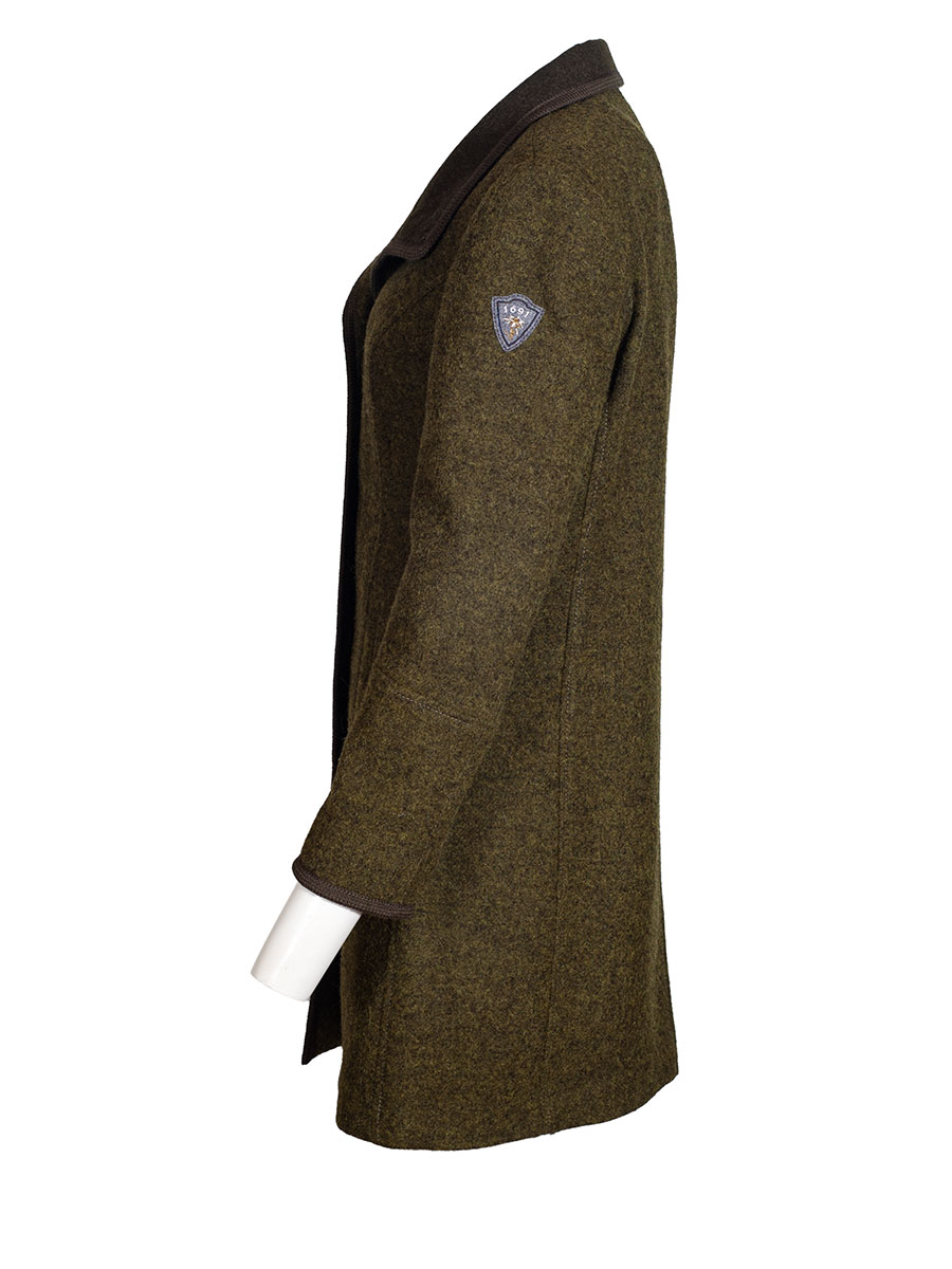 Schloß Orth Kurzmantel Frauke, oliv, Flauschloden #4