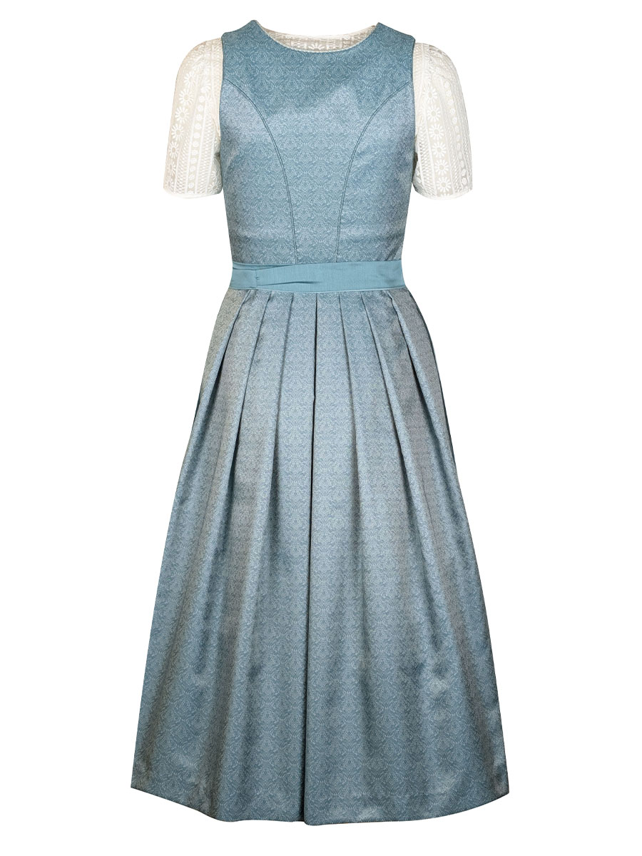 Wenger Fest-Dirndl Tara, türkis, 80lg #5