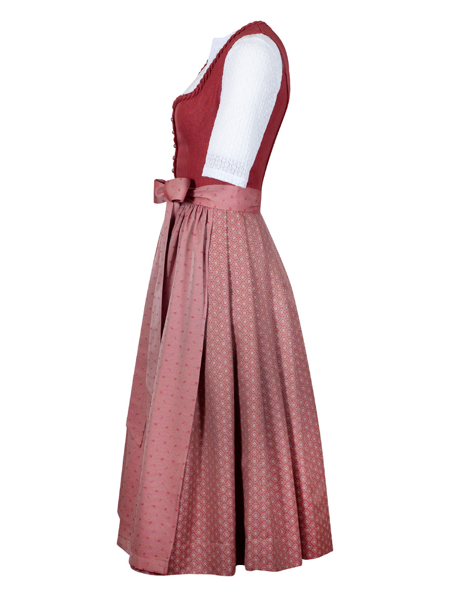 Anno Domini Design Dirndl Valerie, hagebutte, 80lg, Leinen #2