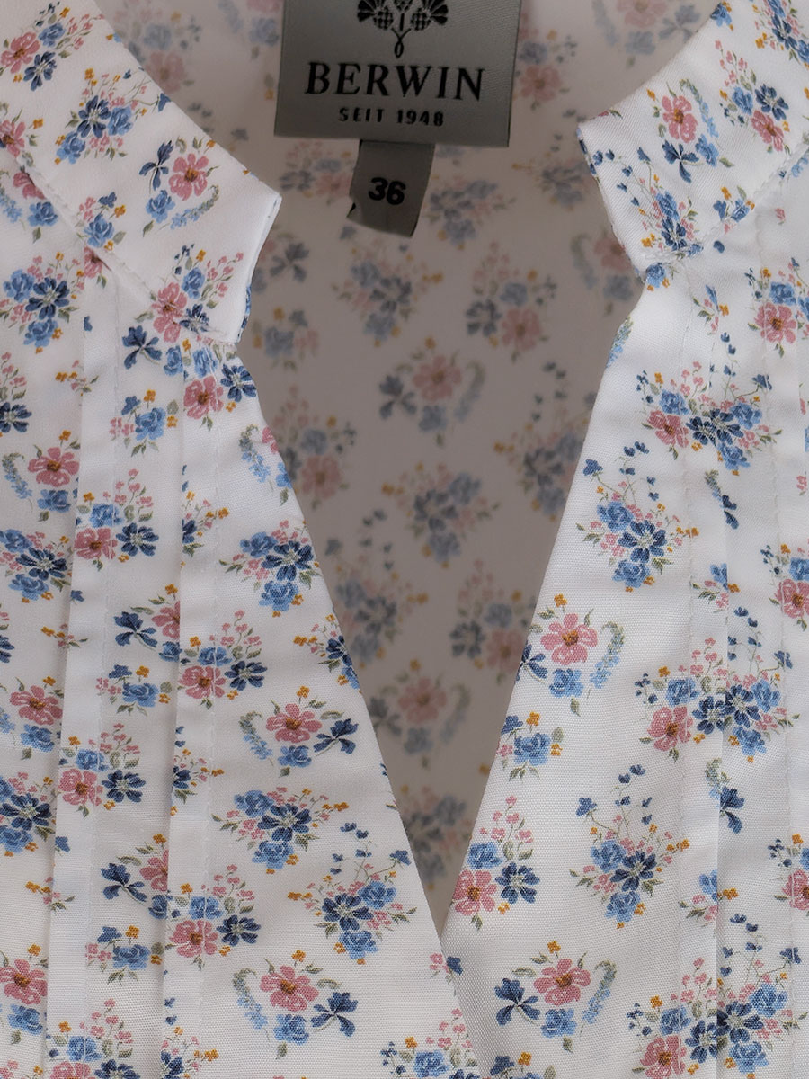 Berwin & Wolff Bluse, buntes Blumenmuster, Flügelarm #2