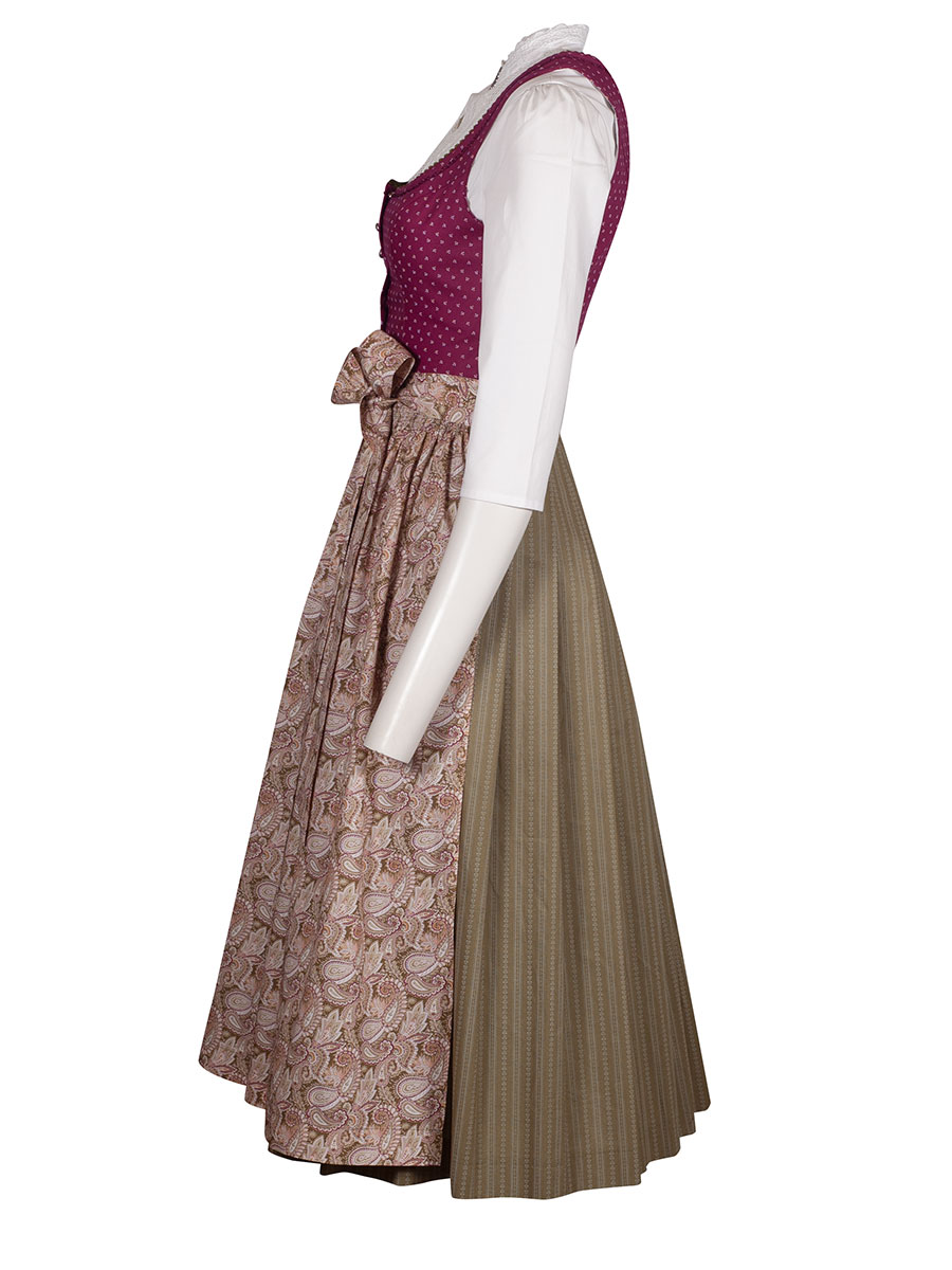Hammerschmid Koflersee Dirndl, beere-oliv, 80lg #2