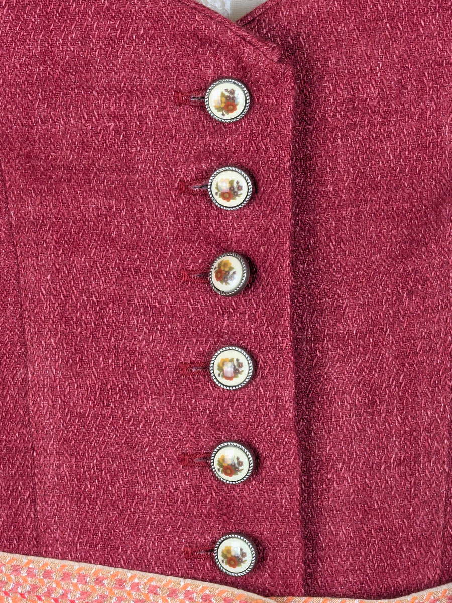 Hammerschmid Dirndl Rothsee, rot, 80lg #5