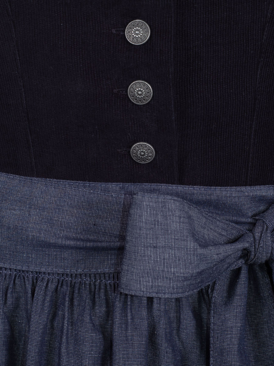 Hammerschmid Corddirndl Almsee, dunkelblau, 80lg #2