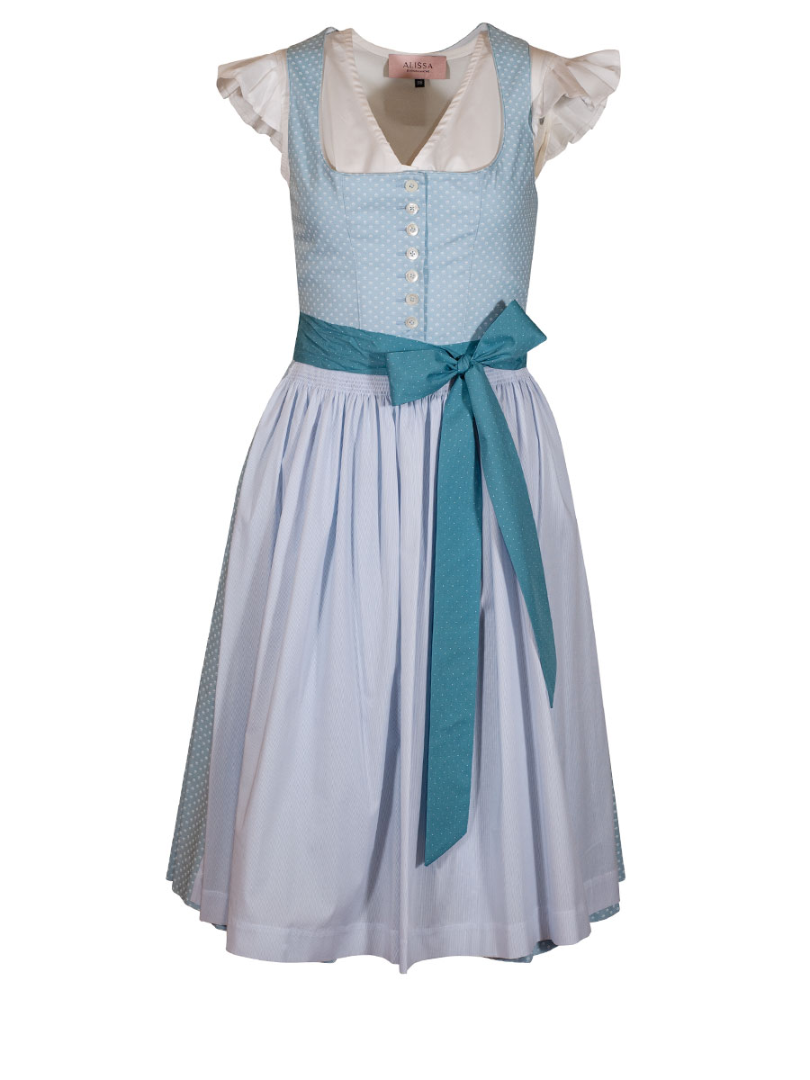 Hammerschmid Pillersee Baumwolldirndl, hellblau, 70lg #1