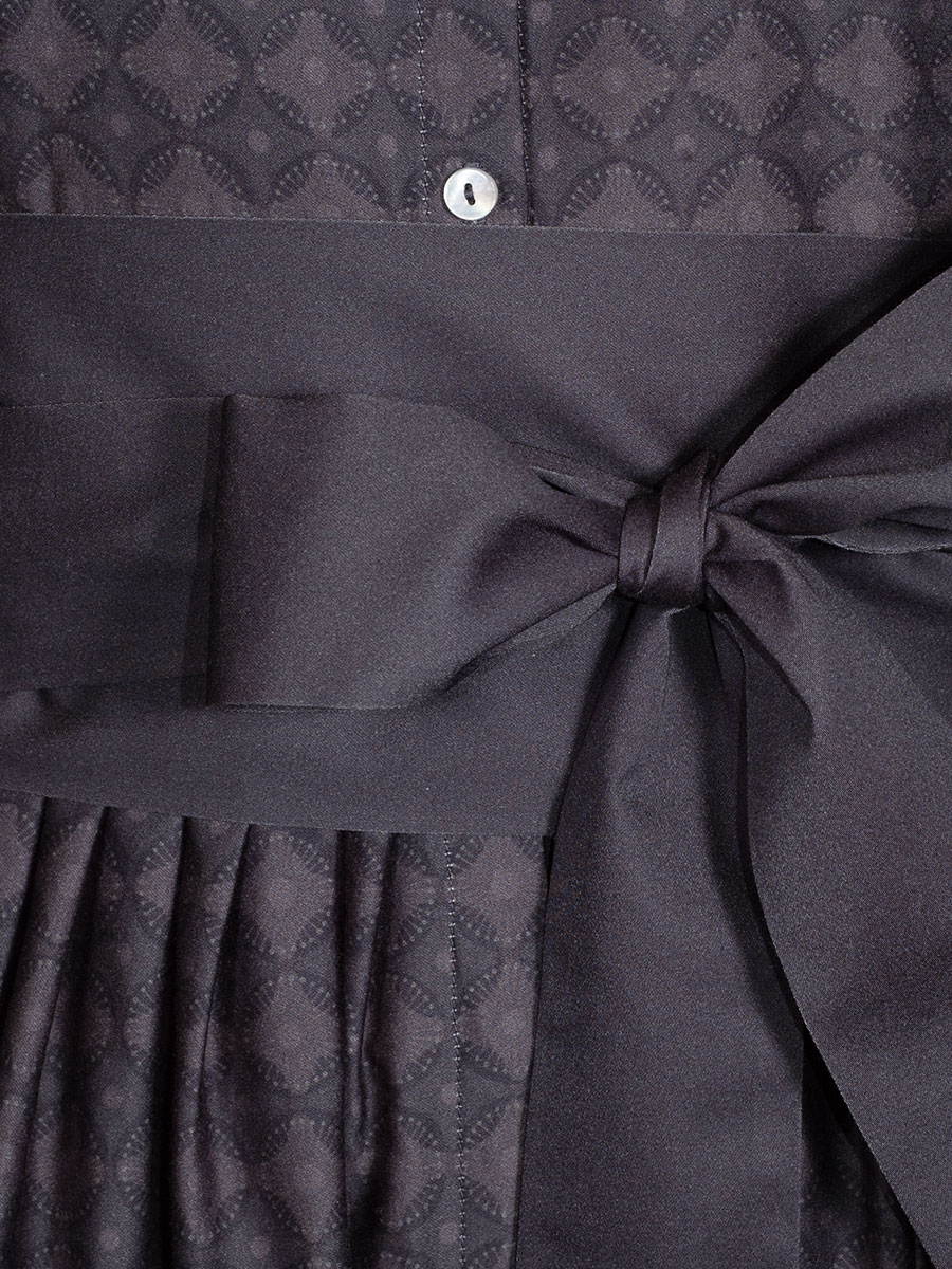 Die Rockmacherin Kleid Elena, anthrazit, gemustert, Langarm #6