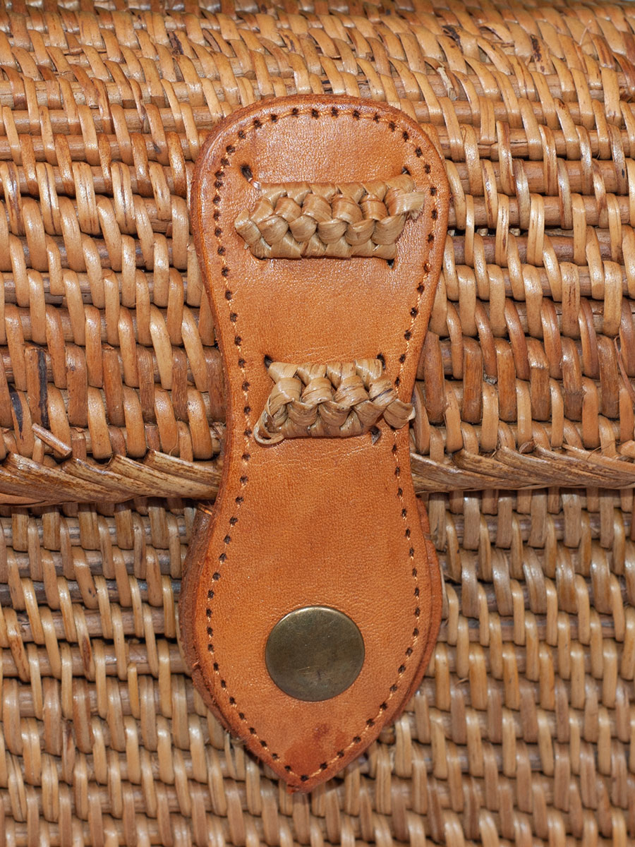 Cassandra Basttasche braun, mit Lederriemen #3