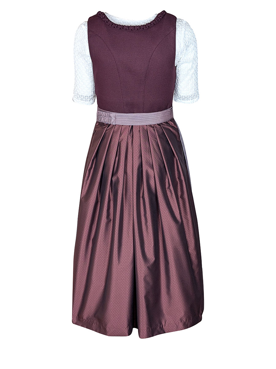 MarJo Dirndl Büchenbach, bordeaux, festlich, 70lg #4