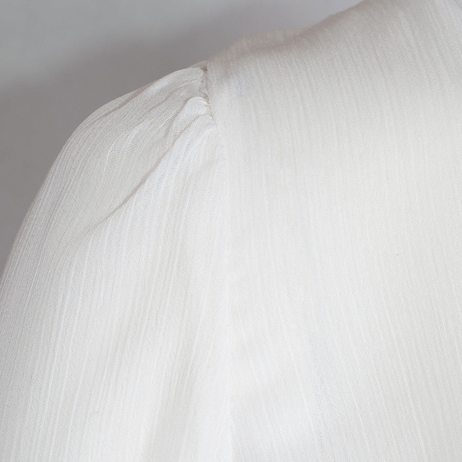 Wenger Dirndlbluse Petra ecrue, V-Ausschnitt, luftig, 3/4-Arm #3