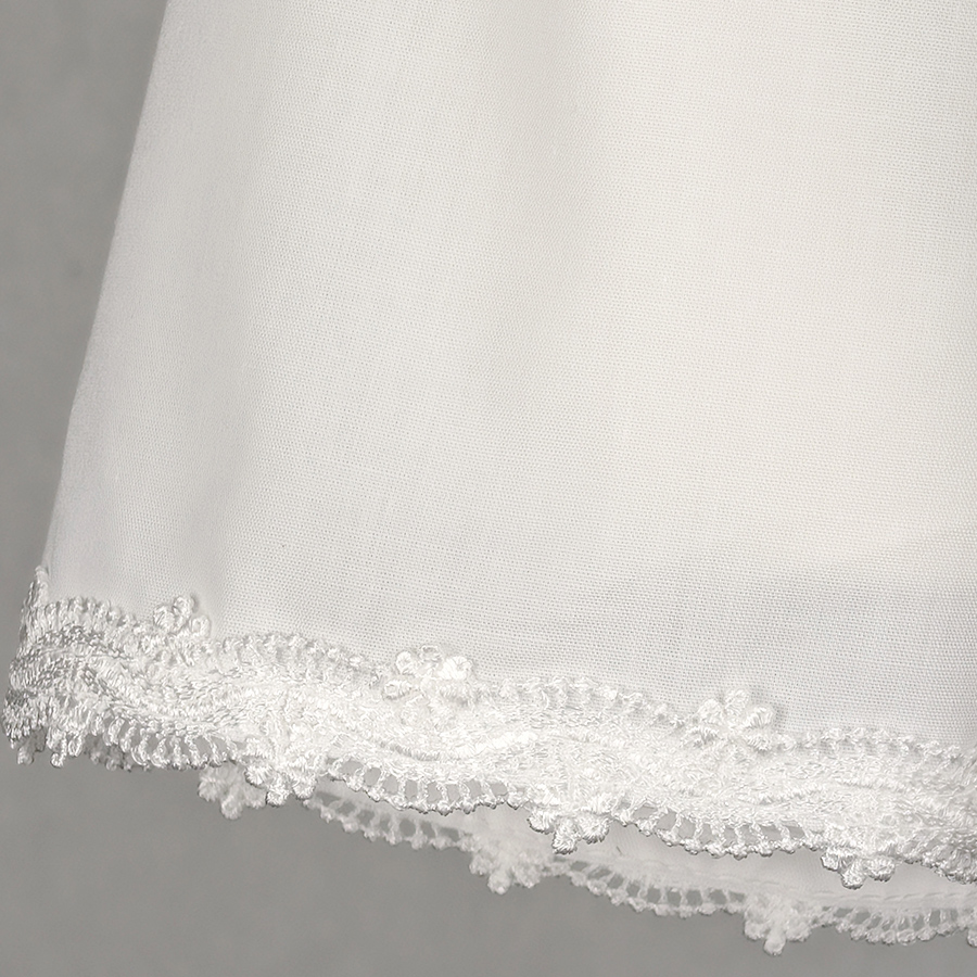 Wenger Dirndlbluse Ursula, weiß, Spitzenborte #3