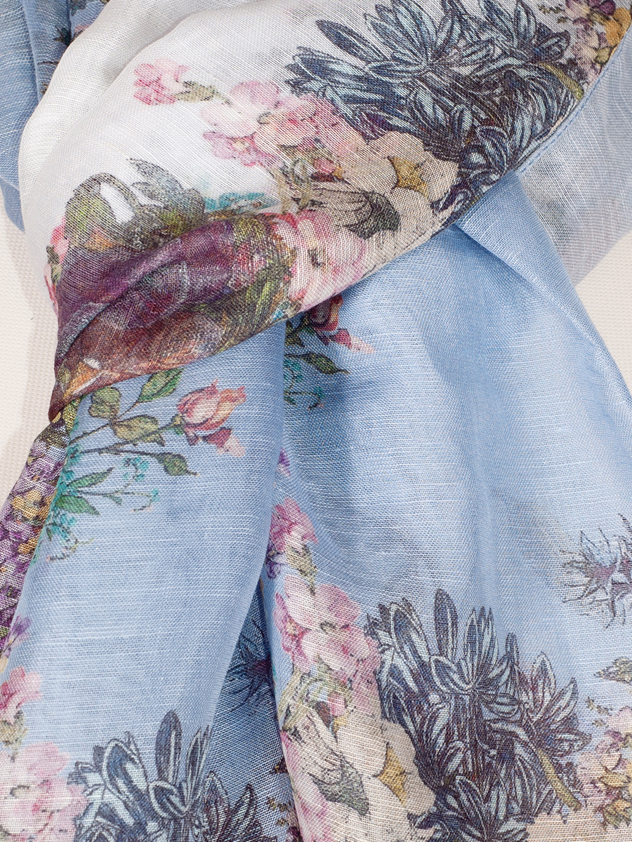 Steiner Schal Fleur, hellblau, F 8270 #2