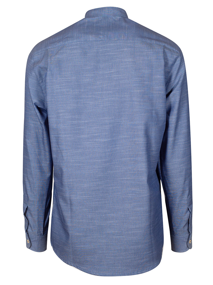 Orbis Herrenhemd, Pfoad, marine, Stehkragen, Regular Fit #3